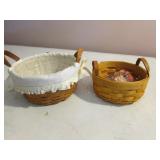 2 longaberger baskets