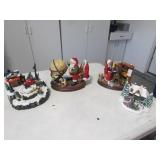 4 christmas figurines incl:2 danbury mint