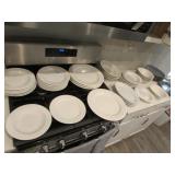all dishes & glasses incl:vertex dishes