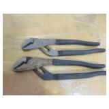 2 craftsman tongue & groove pliers