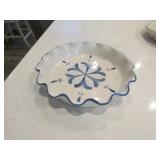 strawtown pottery pie plate