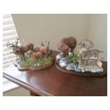 danbury mint the patriarch&winter ambush figurines
