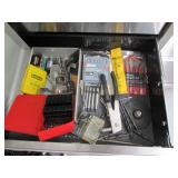all drill bits & rivot tool & metal case