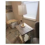 end table & table lamp (works)