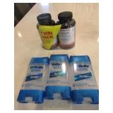 3 new deodorant sticks & new vitamins