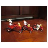 3 snoopy on farmall tractors