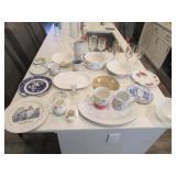 all dishes & glasses incl:fireking bowl