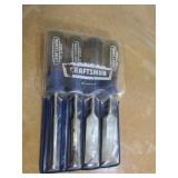 craftsman 4 pc wood chisel set