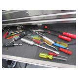 2 great neck pry bars & misc screwdrivers