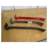 3 pry bars incl:craftsman