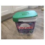 1/4 full cascade dishwasher soap