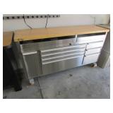 trinity pro 10 drawer stainless steel tool chest