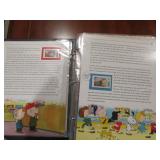 peanuts stamp collection book
