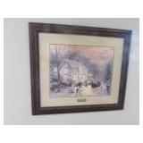 Thomas Kinkade home for the holidays picture