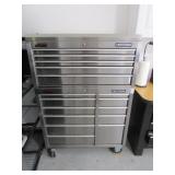 craftsman 16 drawer stainless steel tool chest