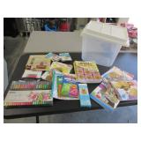marker set,word finds,tote & items
