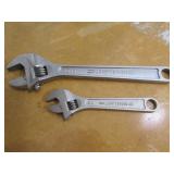 2 craftsman adj/ wrenches