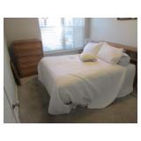 3 pc bedroom suit w/serta bed & remote(works)