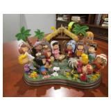 danbury mint peanuts nativity figurine