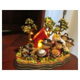 danbury mint peanuts thanksgiving lighted figurine