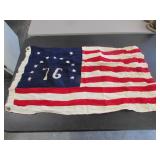 20" x 37"  76 flag