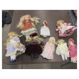 8 dolls