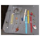 costume jewelry & watches