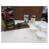 nut cracker,corelle ware,scales & item