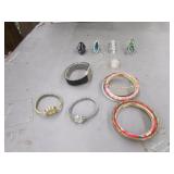 costume rings,bracelets & watches