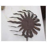 metal sun decoration