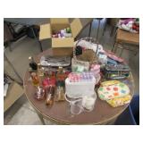 perfume bottles & ladies items