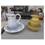 2 pitcher & bowls