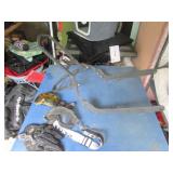 motorcycle part & goggles