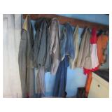 all coats,coveralls & boots(1 is john deere)