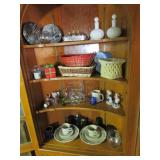 glassware,dishes,baskets & items