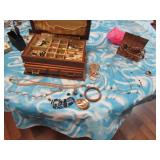 jewelry box & all costume jewelry