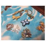 brooches & ladies watches