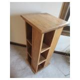 oak revolving stand