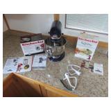 kitchen aid mixer & all attachments