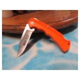 orange handle buck NRA knife