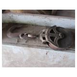 wooden pulley