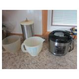 aroma rice cooker,plastic measure cups,canning jar