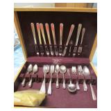 prestige plated silverware set w/box