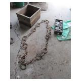 wood crate,drawer & chain item