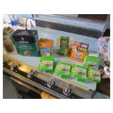 canning lids,ant bait & partial chemicals