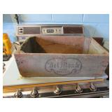del monte wood advertising crate