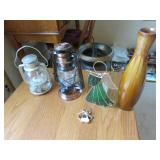 stained glass angels,decorator lanterns & vase