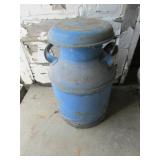 franklin creamery blue milk can