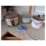 3 crock pots