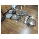 pots & pans incl: aluminum farberware